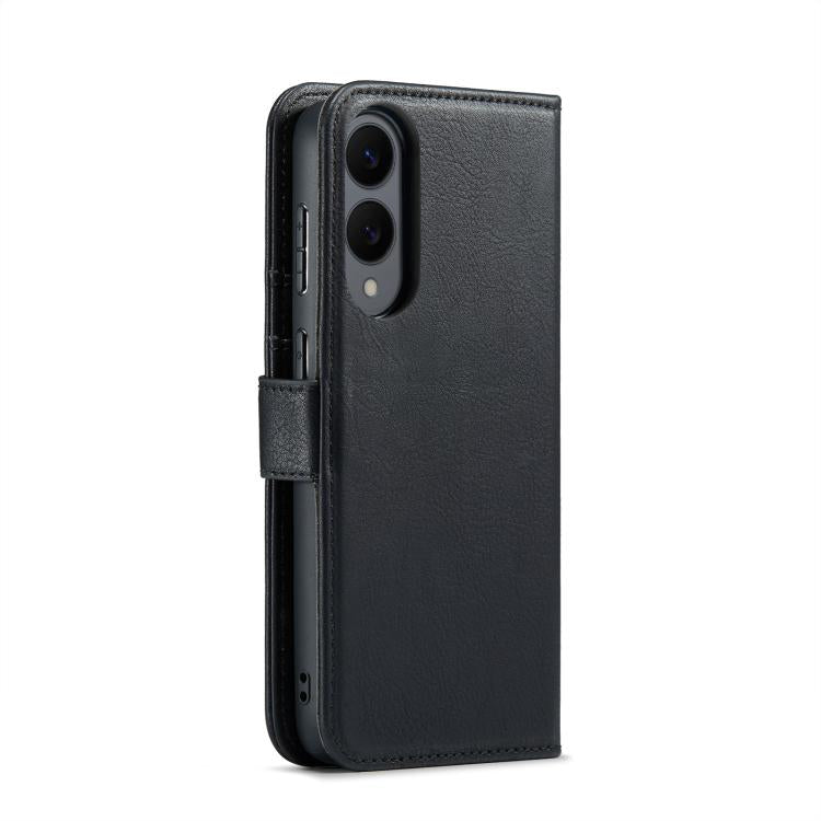 For Samsung Galaxy S25 Edge 5G DG.MING Crazy Horse Texture Detachable Magnetic Leather Case