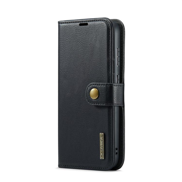 For Samsung Galaxy S25 FE 5G DG.MING Crazy Horse Texture Detachable Magnetic Leather Case