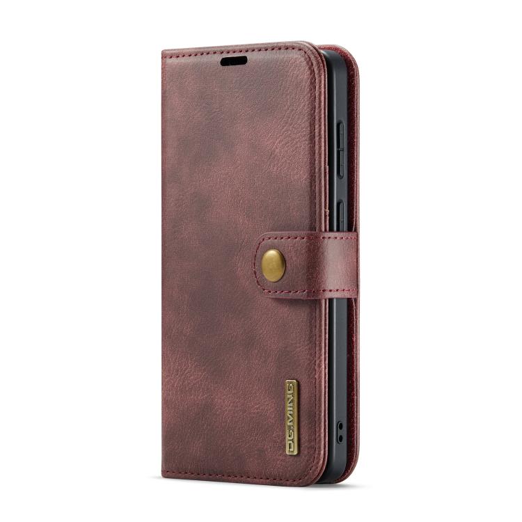 For Samsung Galaxy S26 5G DG.MING Crazy Horse Texture Detachable Magnetic Leather Case