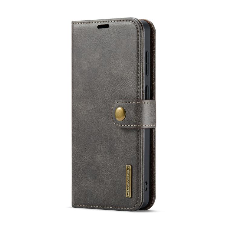 For Samsung Galaxy S26 5G DG.MING Crazy Horse Texture Detachable Magnetic Leather Case