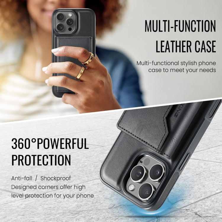 For iPhone 16 Pro MAGKING K2 Series MagSafe RFID Card Bag Detachable Phone Case