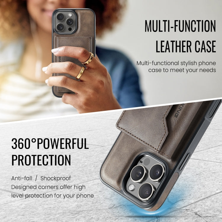 For iPhone 16 Pro MAGKING K2 Series MagSafe RFID Card Bag Detachable Phone Case
