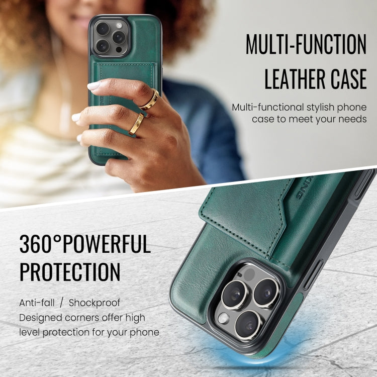 For iPhone 16 Pro MAGKING K2 Series MagSafe RFID Card Bag Detachable Phone Case