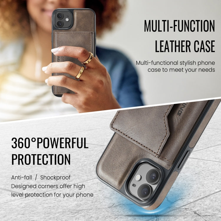 For iPhone 12 / 12 Pro MAGKING K2 Series MagSafe RFID Card Bag Detachable Phone Case