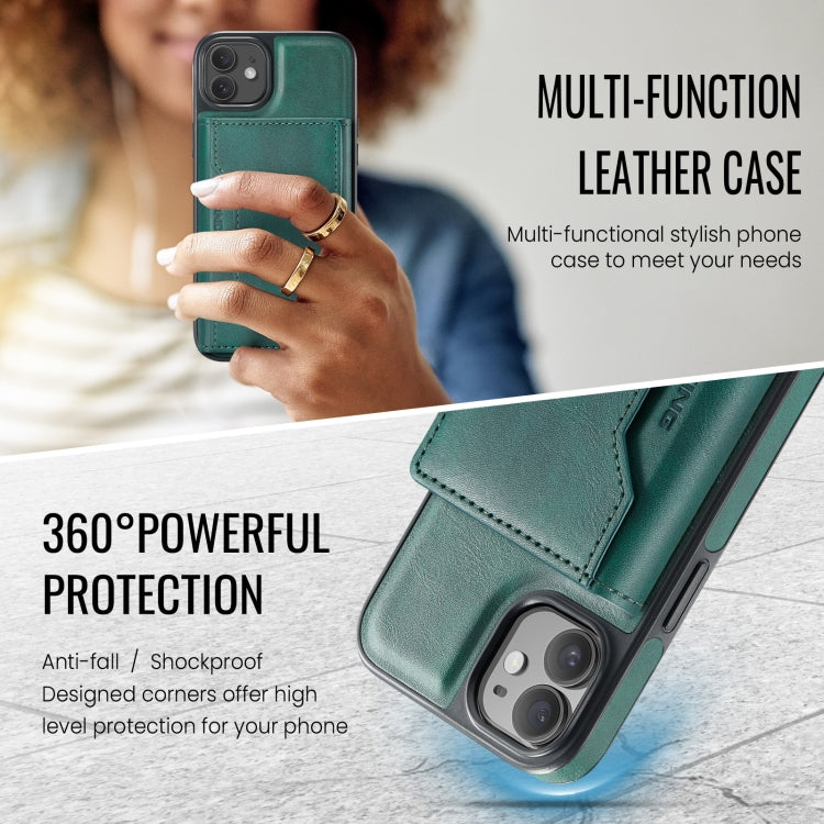 For iPhone 12 / 12 Pro MAGKING K2 Series MagSafe RFID Card Bag Detachable Phone Case