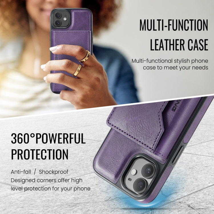 For iPhone 12 / 12 Pro MAGKING K2 Series MagSafe RFID Card Bag Detachable Phone Case