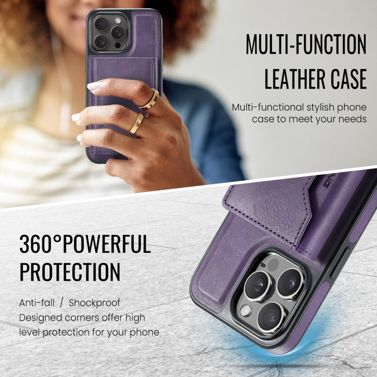 For iPhone 14 Pro MAGKING K2 Series MagSafe RFID Card Bag Detachable Phone Case