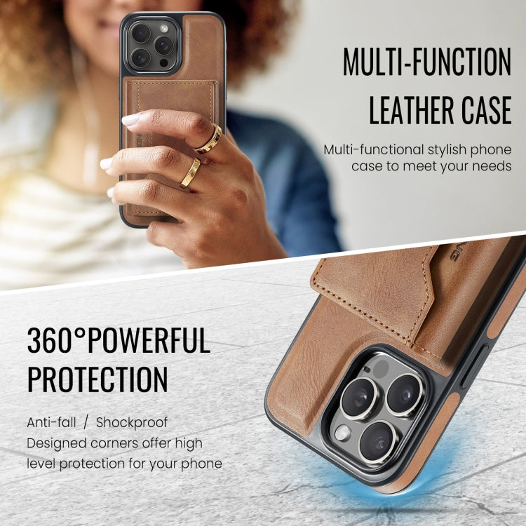 For iPhone 14 Pro Max MAGKING K2 Series MagSafe RFID Card Bag Detachable Phone Case