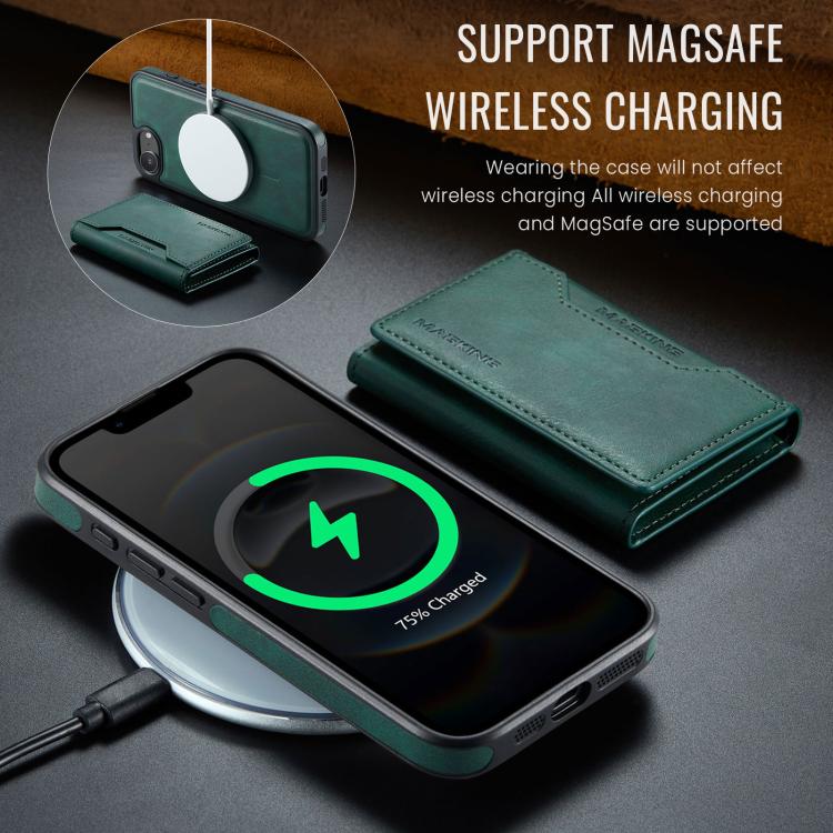 For iPhone 17e / 16e MAGKING K2 Series MagSafe RFID Card Bag Detachable Phone Case