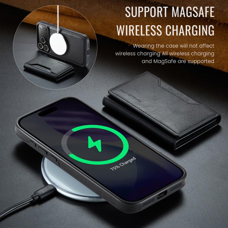 For iPhone 17 Pro Max MAGKING K2 Series MagSafe RFID Card Bag Detachable Phone Case