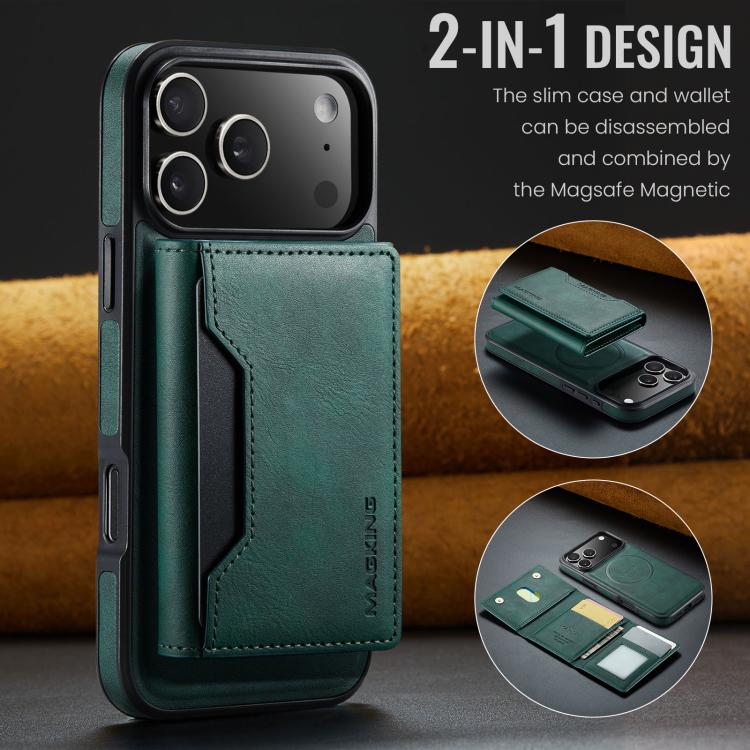 For iPhone 17 Pro Max MAGKING K2 Series MagSafe RFID Card Bag Detachable Phone Case
