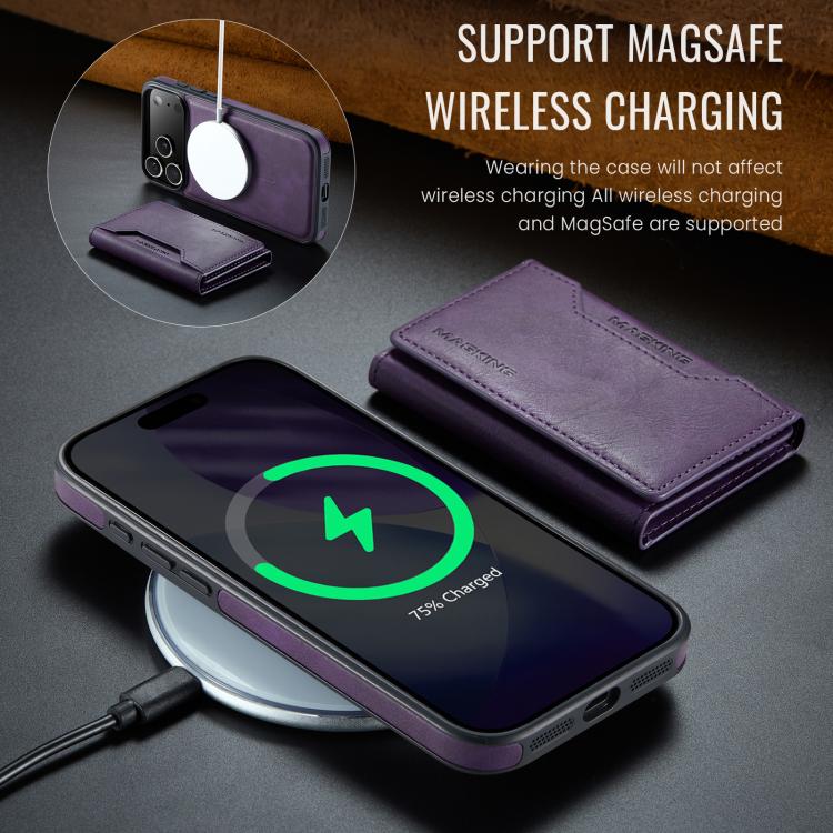 For iPhone 17 Pro Max MAGKING K2 Series MagSafe RFID Card Bag Detachable Phone Case