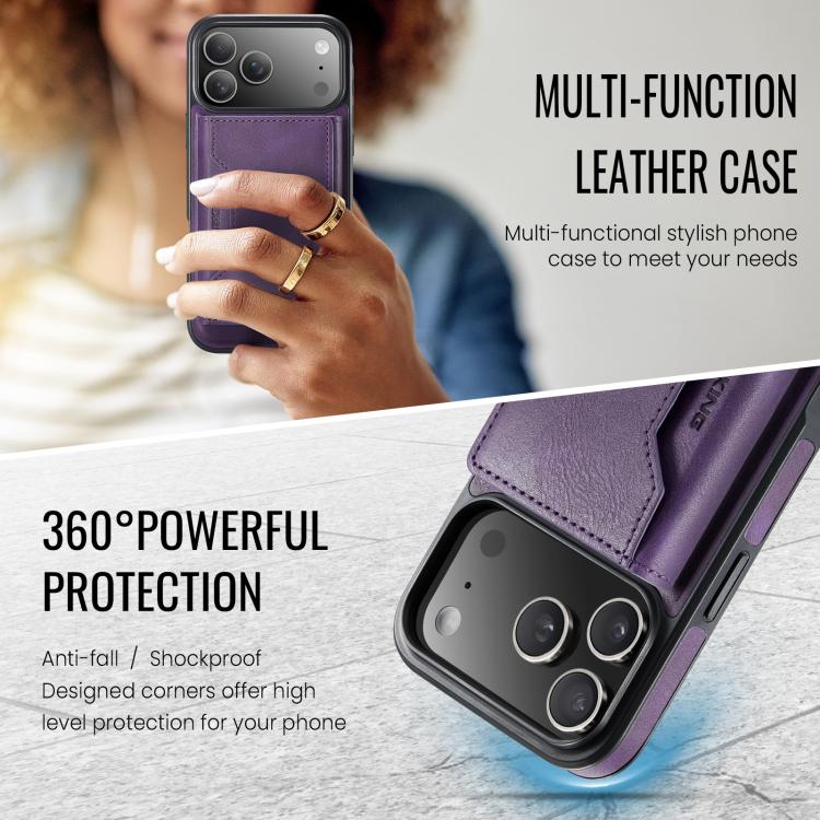For iPhone 17 Pro Max MAGKING K2 Series MagSafe RFID Card Bag Detachable Phone Case