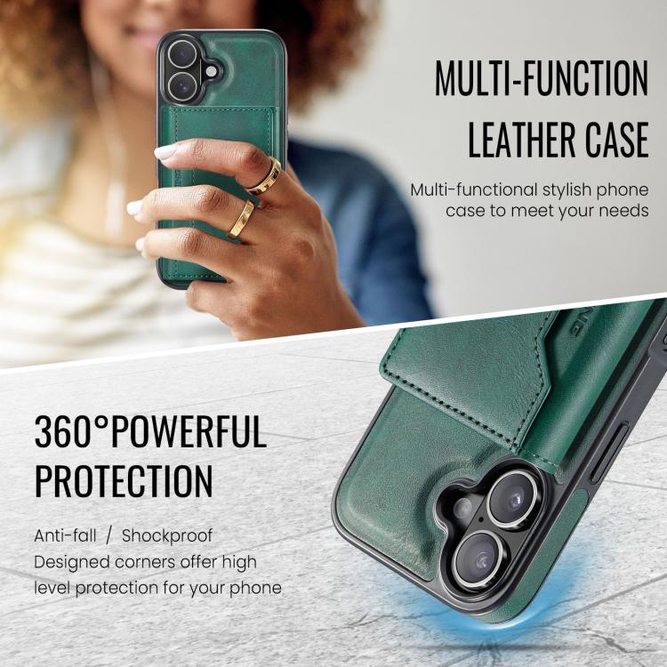 For iPhone 17 MAGKING K2 Series MagSafe RFID Card Bag Detachable Phone Case
