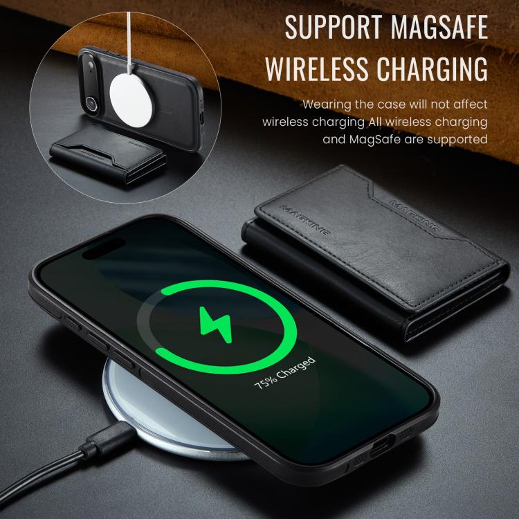 For iPhone Air MAGKING K2 Series MagSafe RFID Card Bag Detachable Phone Case