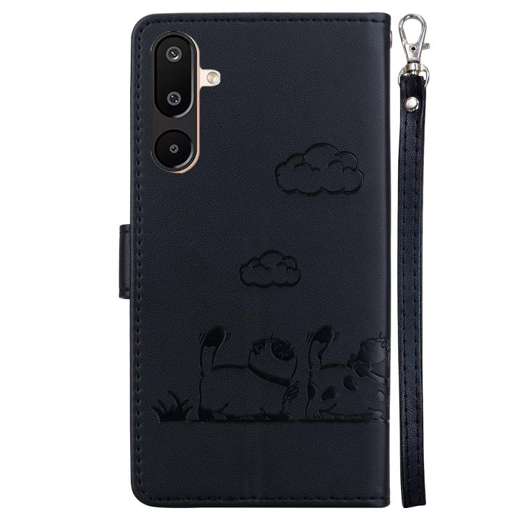 For Samsung Galaxy M16 5G / F16 5G / M36 5G Cute Cats RFID Leather Phone Case