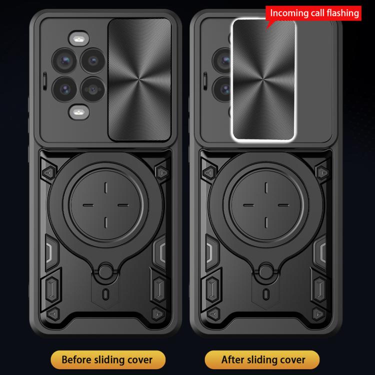 For Huawei nova 13 Pro CD Texture Sliding Camshield Magnetic Holder Phone Case
