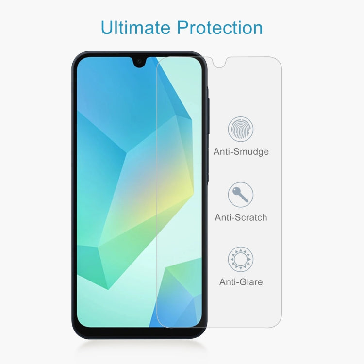For Samsung Galaxy A16 4G 50pcs 0.26mm 9H 2.5D Tempered Glass Film