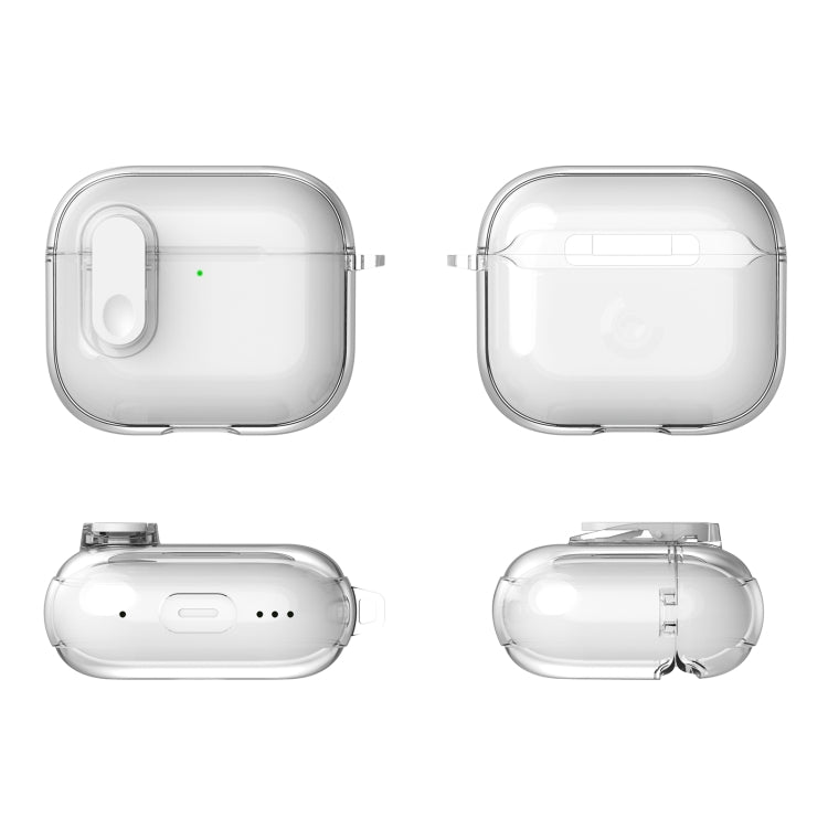 For AirPods 4 Ice Crystals Shockproof Earphone Protective Case