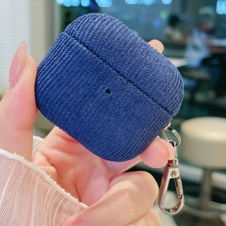 For AirPods 3 Corduroy Cloth Pattern Earphone Protective Case