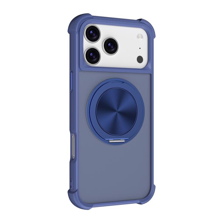 For iPhone 17 Pro Max CD Texture 360 Degree Rotating Holder MagSafe Phone Case