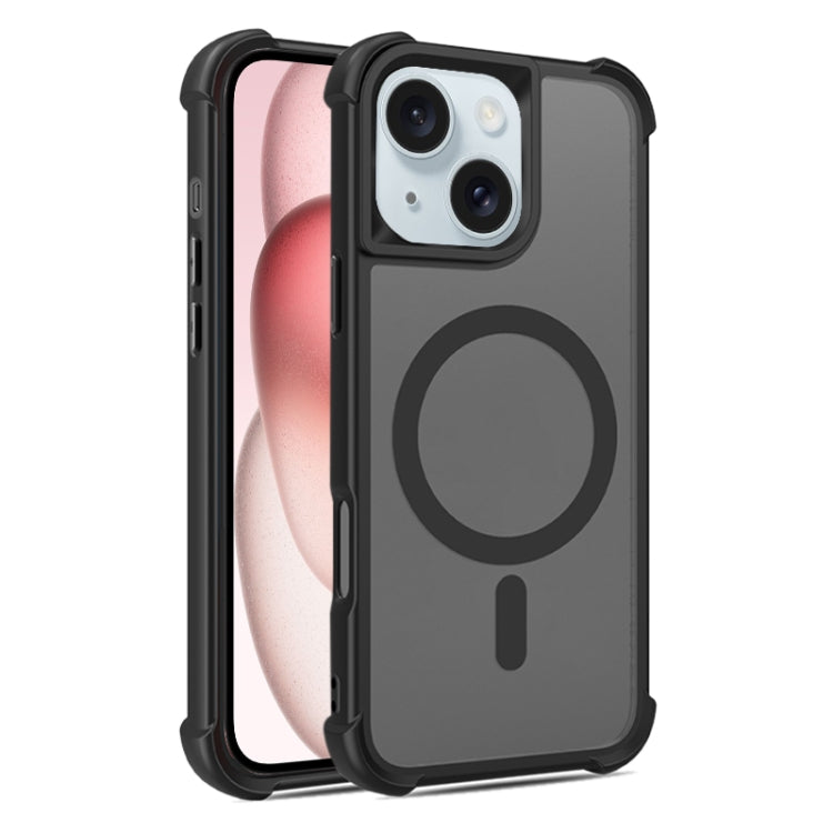 For iPhone 15 Skin Feel MagSafe Phone Case