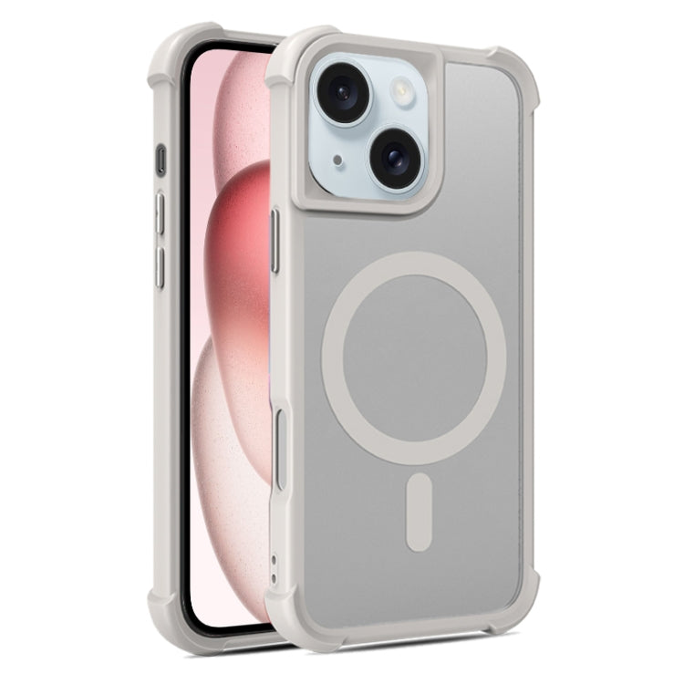 For iPhone 15 Skin Feel MagSafe Phone Case