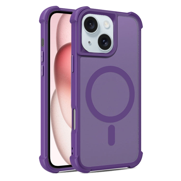 For iPhone 15 Skin Feel MagSafe Phone Case