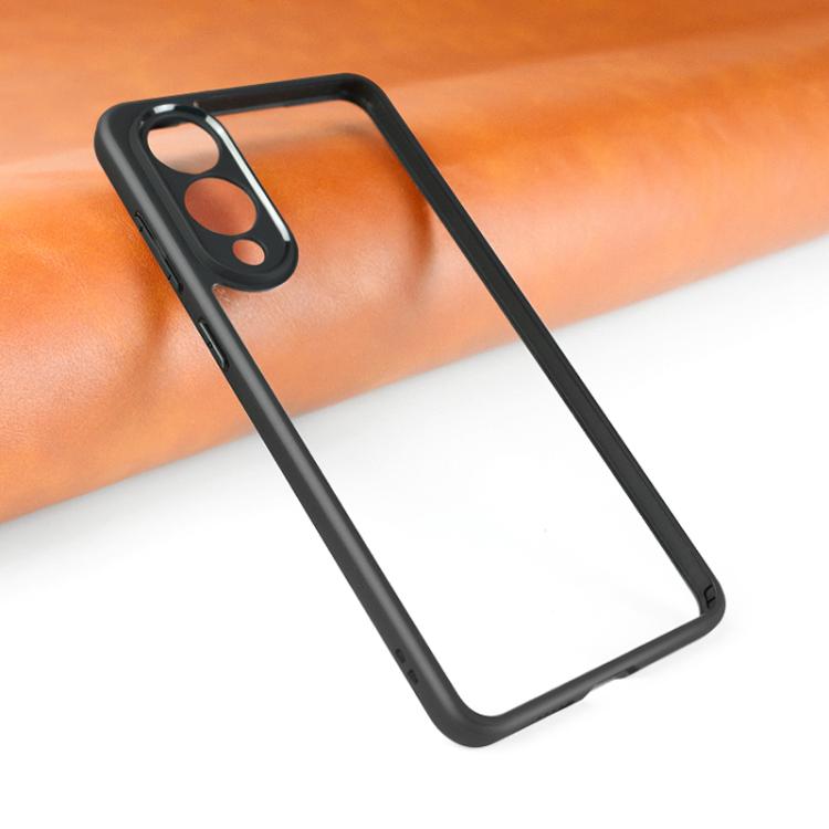 For Samsung Galaxy S25 Edge 5G Frosted TPU + Transparent PC Phone Case