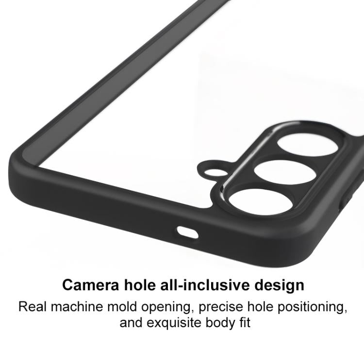 For Samsung Galaxy S25 FE 5G Frosted TPU + Transparent PC Phone Case