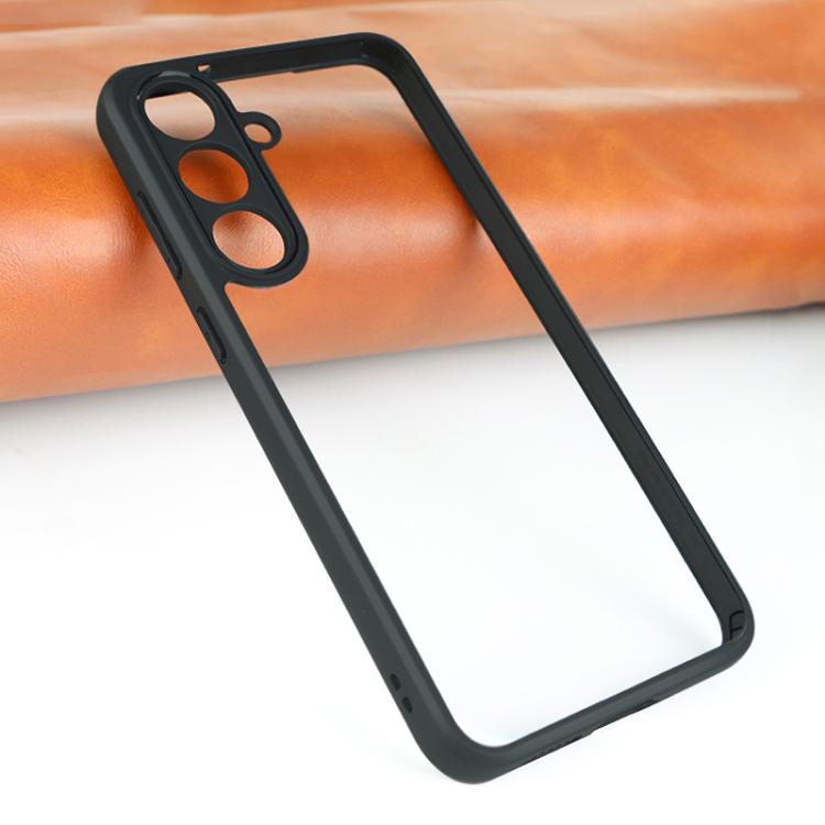 For Samsung Galaxy S25 FE 5G Frosted TPU + Transparent PC Phone Case