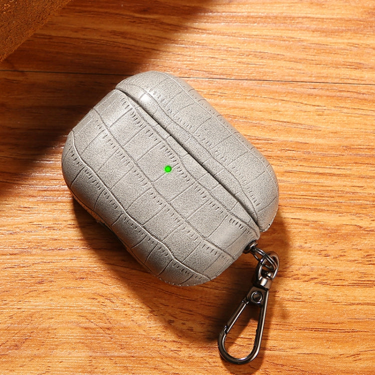 For AirPods Pro Crocodile Texture Earphone Protective Case