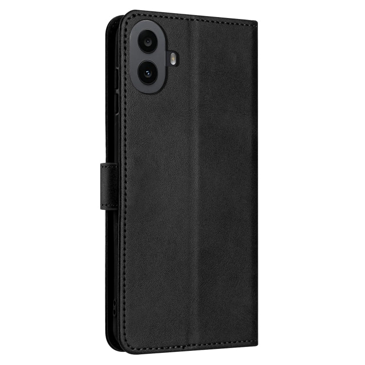 For Nothing CMF Phone 1 Solid Calf Texture Flip Leather Phone Case