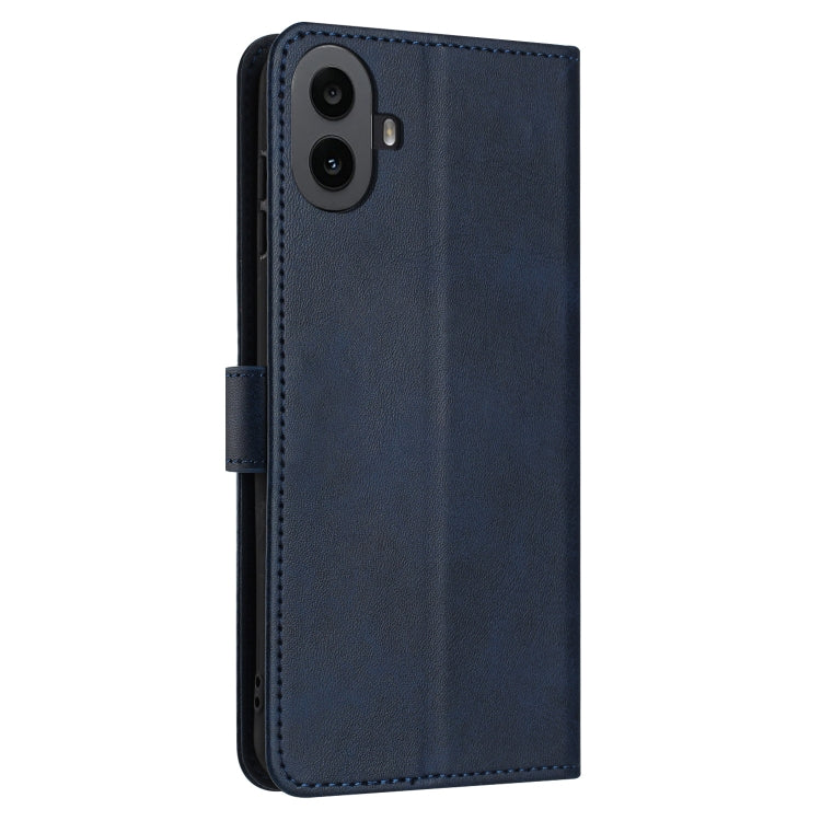 For Nothing CMF Phone 1 Solid Calf Texture Flip Leather Phone Case