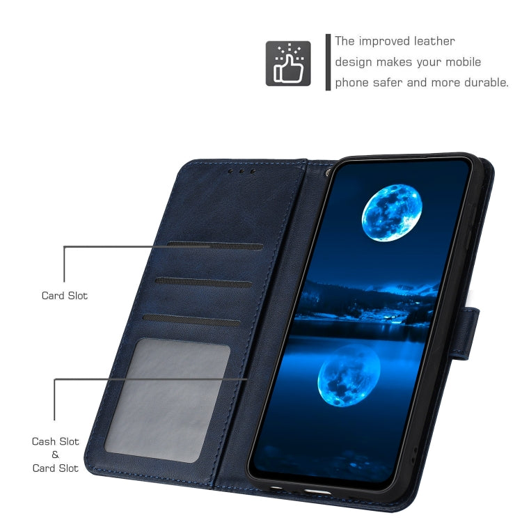 For Nothing CMF Phone 1 Solid Calf Texture Flip Leather Phone Case