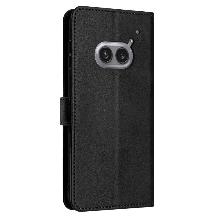 For Nothing Phone 2a / 2a Plus Solid Calf Texture Flip Leather Phone Case