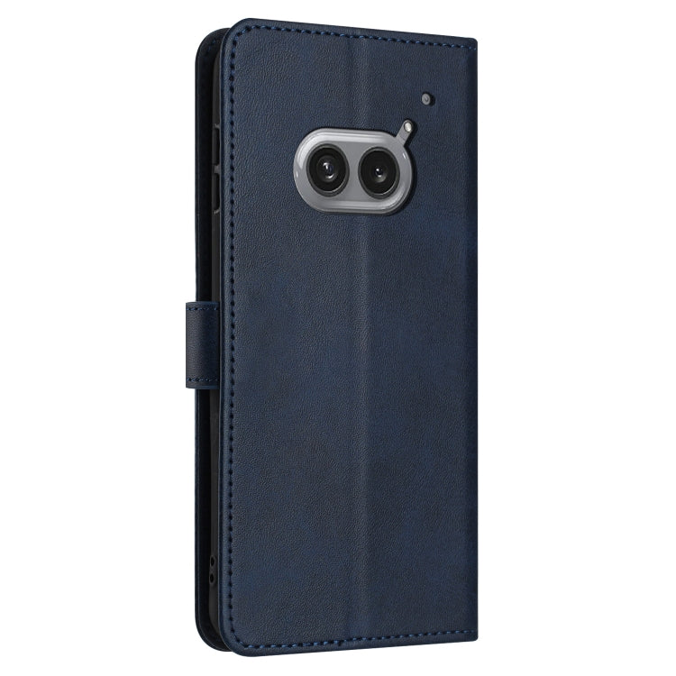 For Nothing Phone 2a / 2a Plus Solid Calf Texture Flip Leather Phone Case