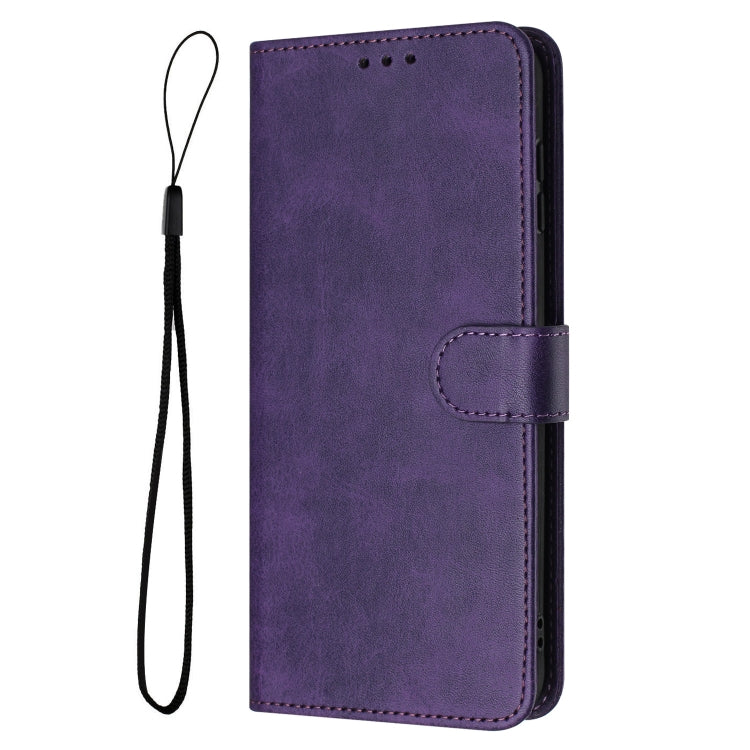 For Nothing Phone 2 Solid Calf Texture Flip Leather Phone Case