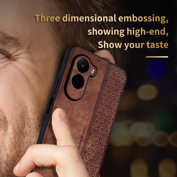 For Xiaomi Poco M7 Pro 5G AZNS 3D Embossed Skin Feel Phone Case