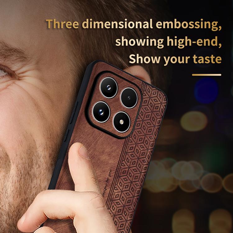 For Xiaomi 17 AZNS 3D Embossed Skin Feel Phone Case
