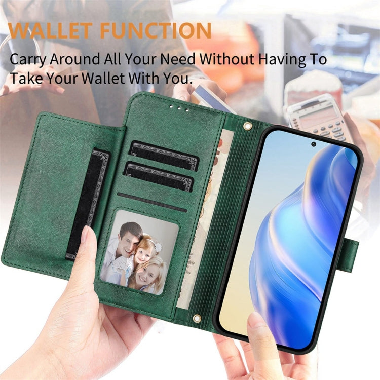 For Itel S23 Multi-Card Slots Zipper Wallet Leather Phone Case