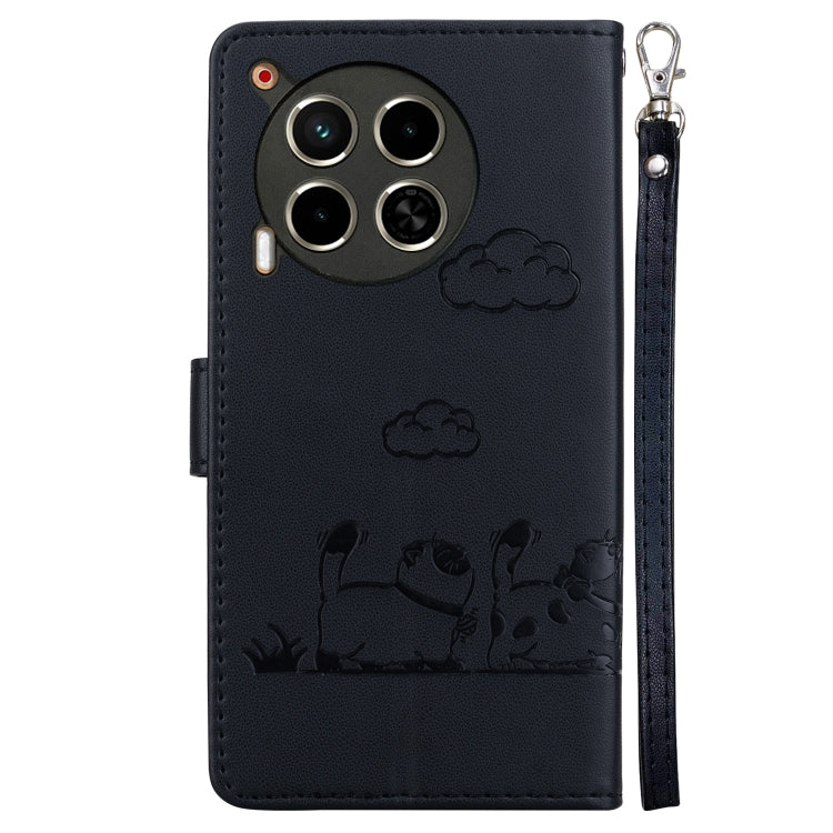 For Tecno Camon 30 5G / 4G Cute Cats RFID Leather Phone Case