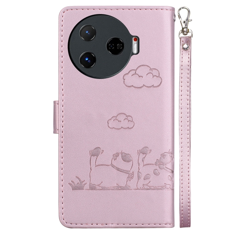 For Tecno Camon 30 Pro 5G Cute Cats RFID Leather Phone Case