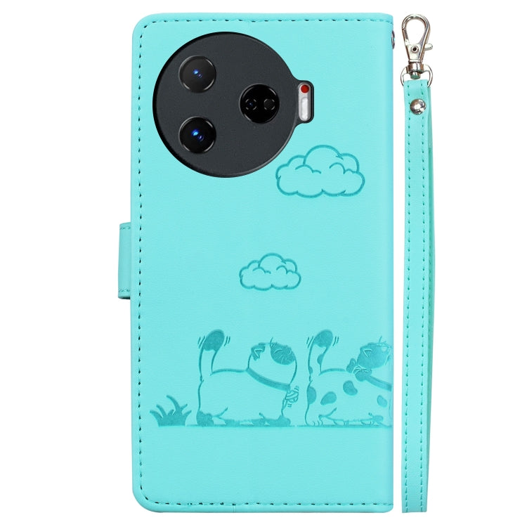 For Tecno Camon 30 Pro 5G Cute Cats RFID Leather Phone Case