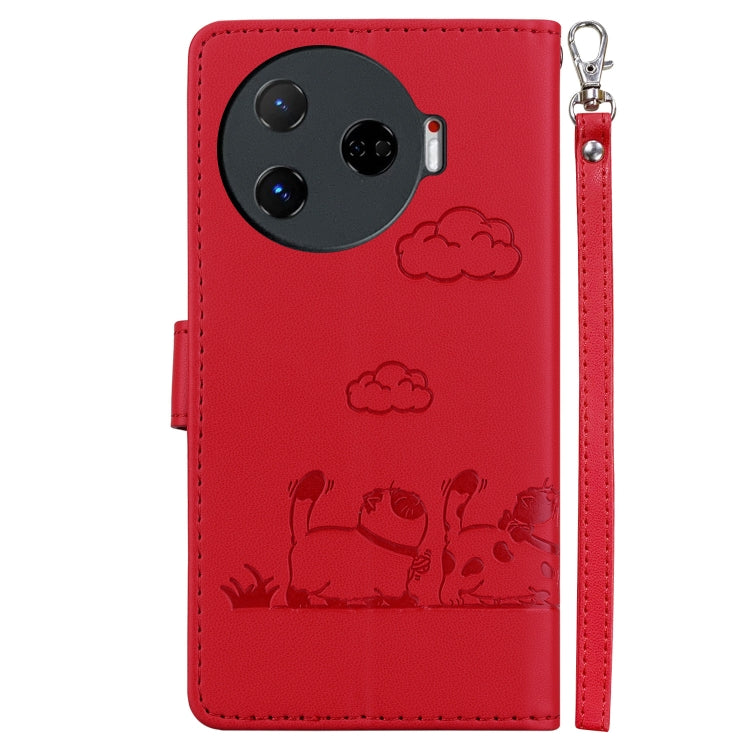 For Tecno Camon 30 Pro 5G Cute Cats RFID Leather Phone Case