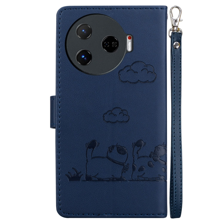 For Tecno Camon 30 Pro 5G Cute Cats RFID Leather Phone Case