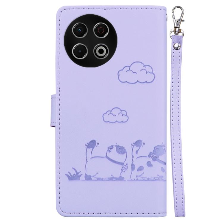 For Tecno Spark 30 Pro Cute Cats RFID Leather Phone Case
