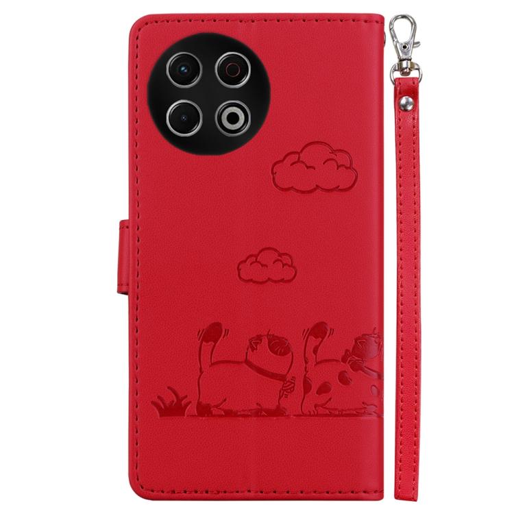 For Tecno Spark 30 Pro Cute Cats RFID Leather Phone Case