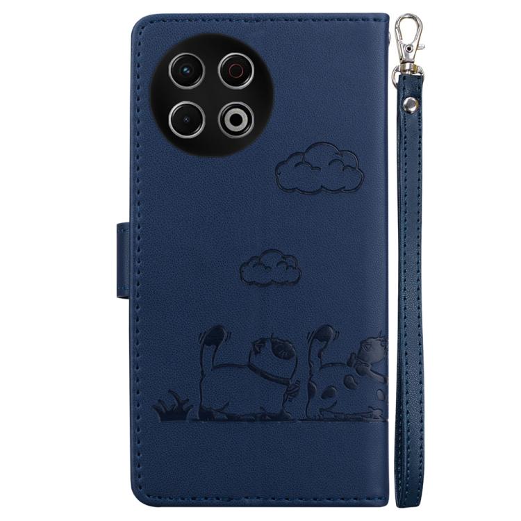 For Tecno Spark 30 Pro Cute Cats RFID Leather Phone Case