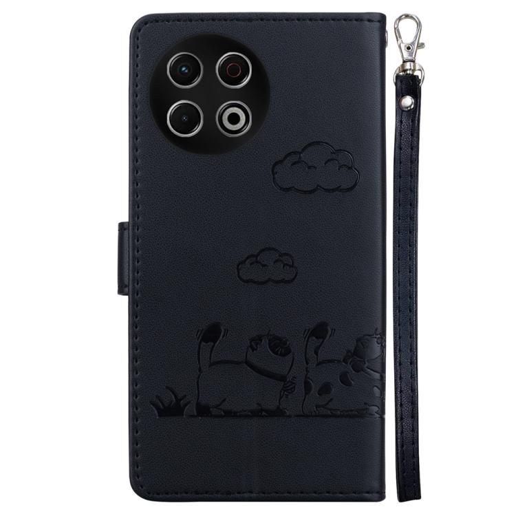 For Tecno Spark 30 Pro Cute Cats RFID Leather Phone Case
